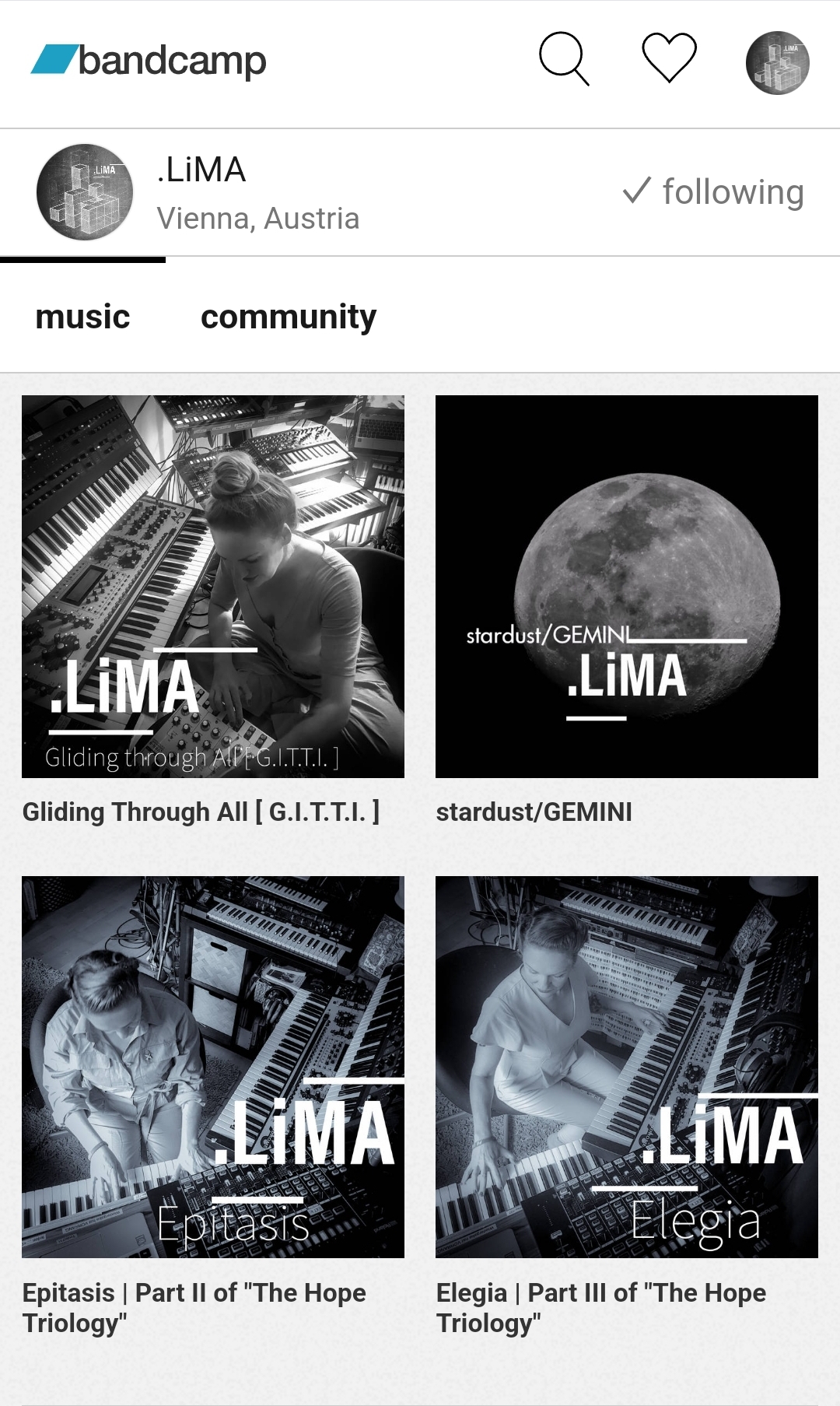 LiMA on Bandcamp